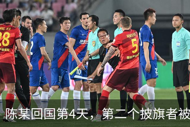 陈某回国第4天，第二个披旗者被揪了出来！现形后想销号赶紧跑路